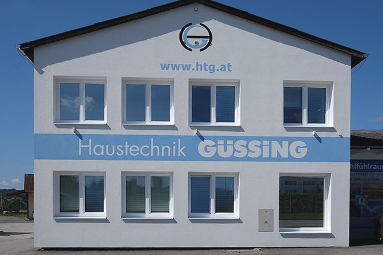 Außenansicht: Gebäude von Haustechnik Güssing